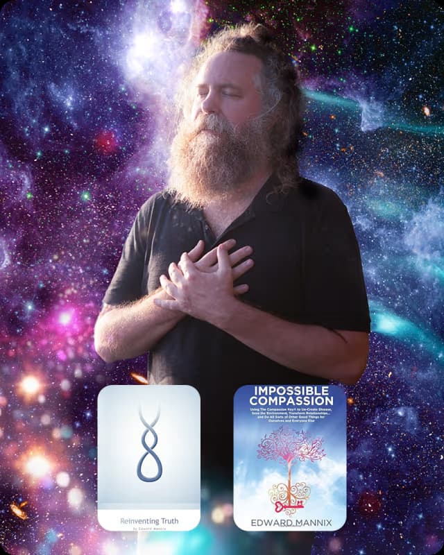 Edward Mannix with book covers